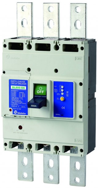 Earth Leakage Circuit Breaker - Shihlin Electric Earth Leakage Circuit Breaker BL800-SN