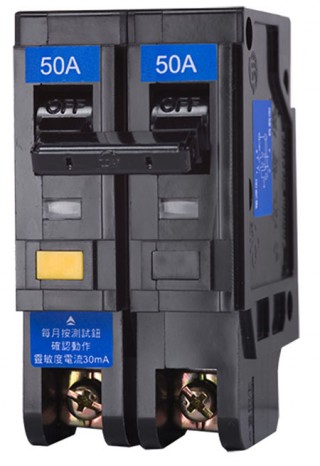 Earth Leakage Circuit Breaker - Shihlin Electric Earth Leakage Circuit Breaker BLP-50L