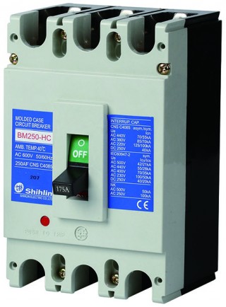 Molded Case Circuit Breaker - Shihlin Electric Molded Case Circuit Breaker BM250-HC