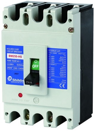 Molded Case Circuit Breaker - Shihlin Electric Molded Case Circuit Breaker BM250-HS
